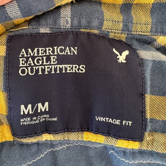 Snowboarding Flannel Plaid Shirt Shacket MEDIUM Oversized Unique Ski Grunge - Picture 5 of 6